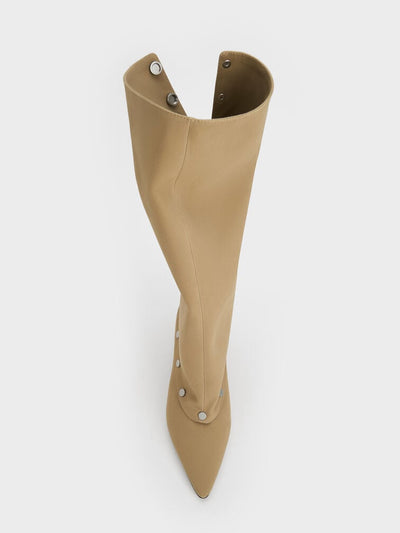 Droptop Convertible Kitten Heel Boots