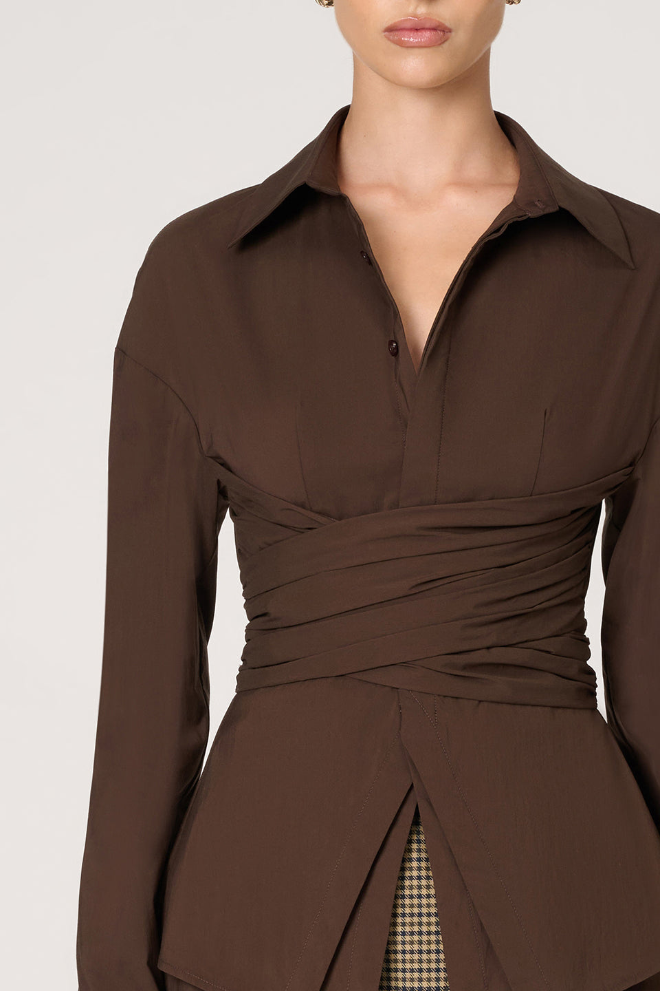 Échelon Wrapped Blouse