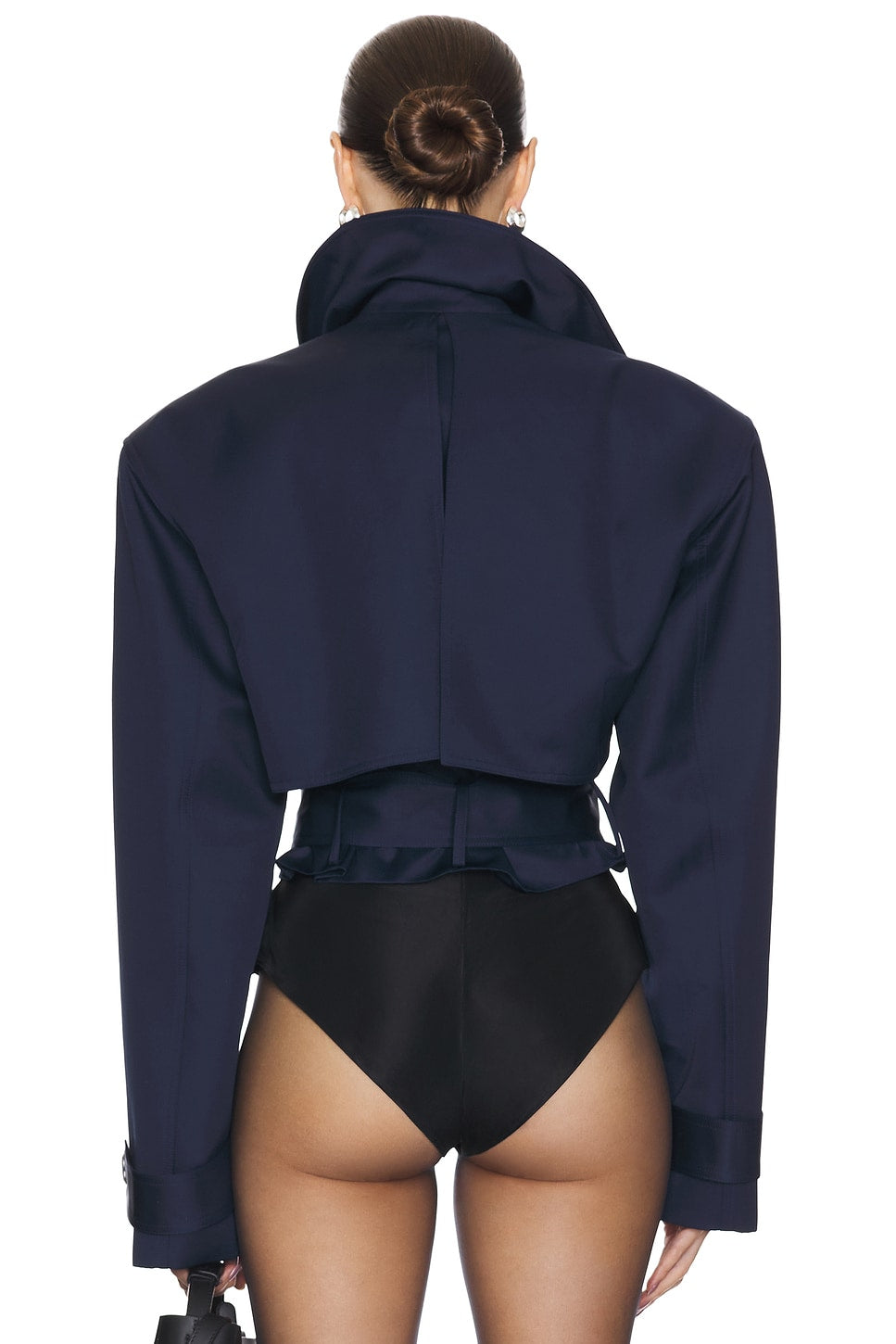 Flambeaux Oversized Cropped Trench – Luvvette