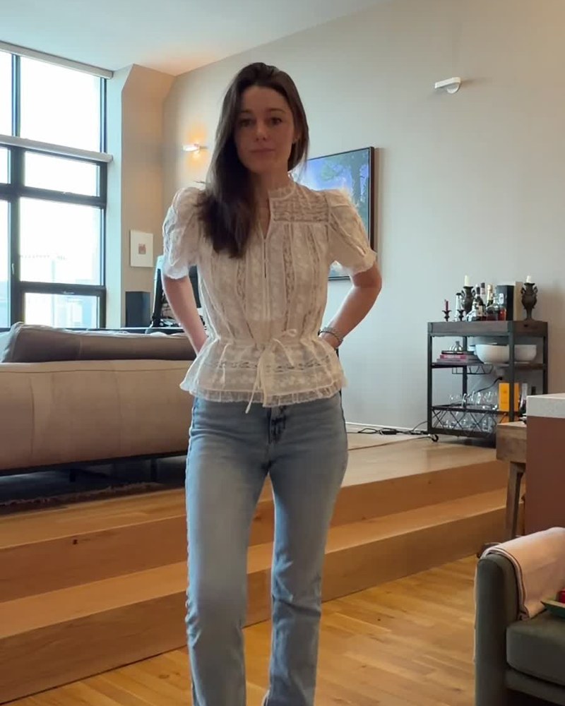 Mirage Lace Shirt — Home fit check